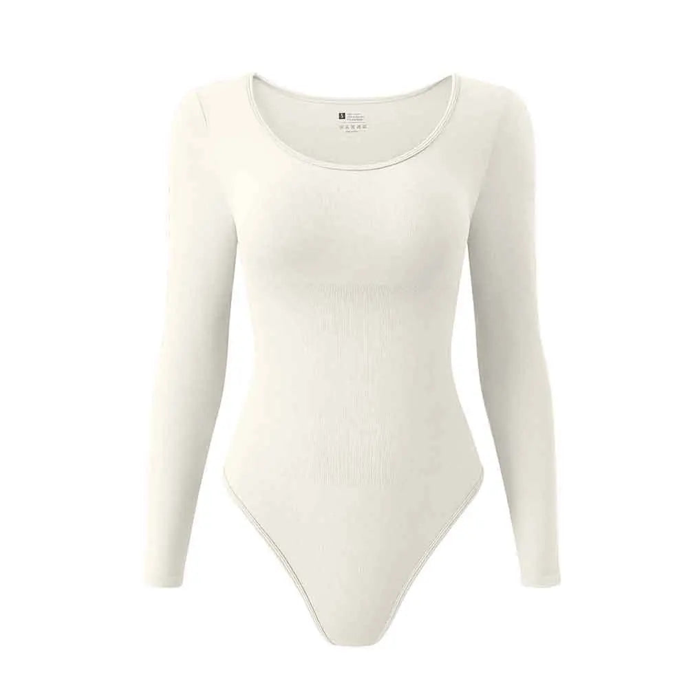Women Sexy Long Sleeve Jumpsuits Yoga Sports Wear Bodysuit