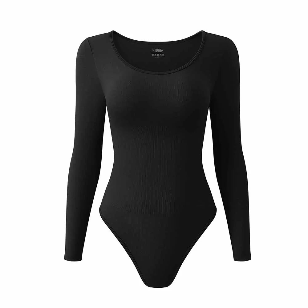 Women Sexy Long Sleeve Jumpsuits Yoga Sports Wear Bodysuit
