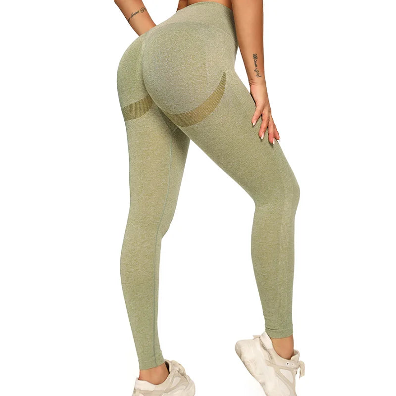 Seamless Compression Leisure Sportswear High Waist but Lift Women Activewear Sport Wholesale Yoga Pants Push up Gym Leggings