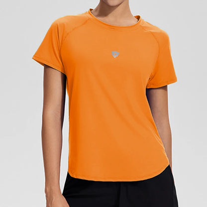 Woman Workout Gym Yoga Short Sleeve Shirts Soft and Comfortable Oversized Fitness Sports Tee Activewear Casual Top