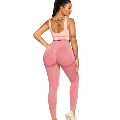 Seamless Compression Leisure Sportswear High Waist but Lift Women Activewear Sport Wholesale Yoga Pants Push up Gym Leggings