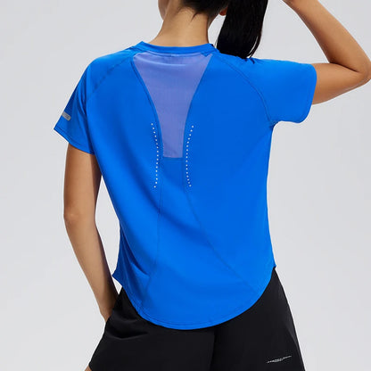 Woman Workout Gym Yoga Short Sleeve Shirts Soft and Comfortable Oversized Fitness Sports Tee Activewear Casual Top