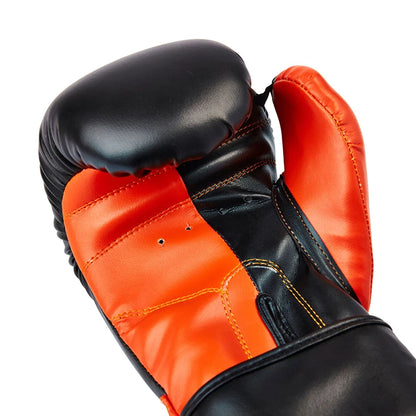 Professional MMA Custom Boxing Gloves PU Leather Moisture Wicking Quick Drying Hook Loop Closure Training Sparring High Density