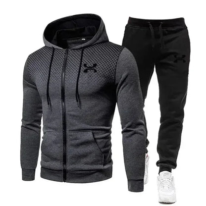 2025 Fashion Tracksuit For Men Hoodie Fitness Gym Clothing Men Running Set Sportswear Jogger Men'S Tracksuit Winter Suit Sports