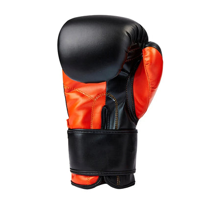 Professional MMA Custom Boxing Gloves PU Leather Moisture Wicking Quick Drying Hook Loop Closure Training Sparring High Density