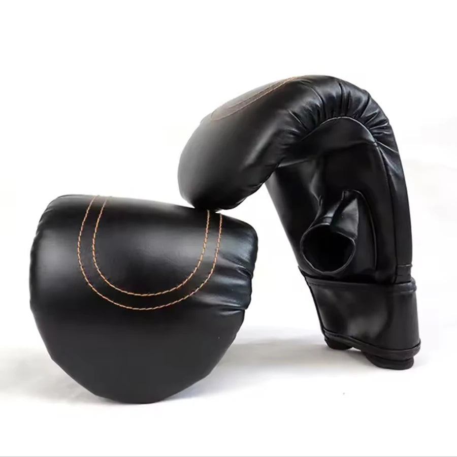 1 Pair Boxing Gloves for Adults Men Women Unisex Training Fighting PU Leather Sports Protective Gloves