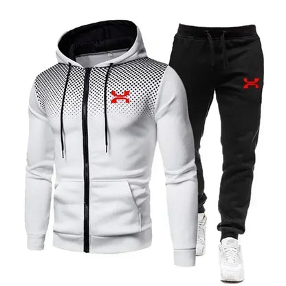 2025 Fashion Tracksuit For Men Hoodie Fitness Gym Clothing Men Running Set Sportswear Jogger Men'S Tracksuit Winter Suit Sports