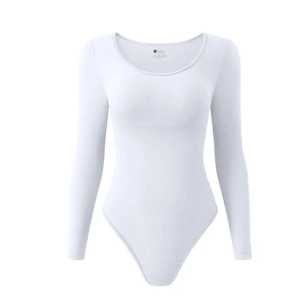 Women Sexy Long Sleeve Jumpsuits Yoga Sports Wear Bodysuit